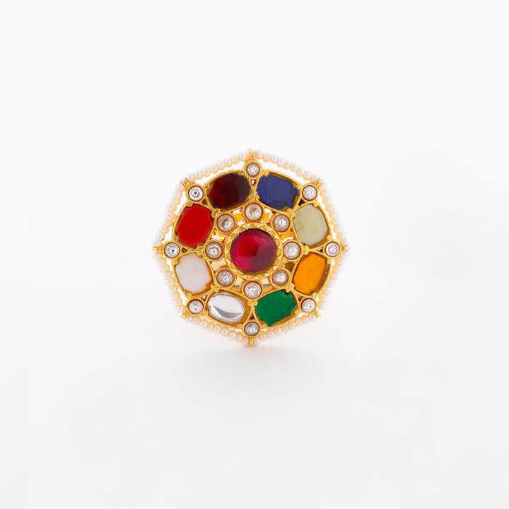 Navaratna Cocktail Ring