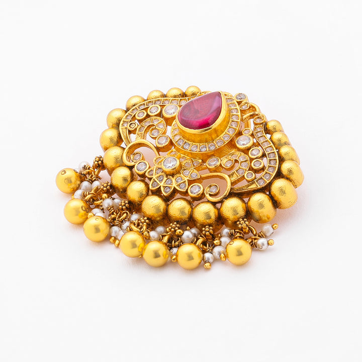 Ruby Oval Shaped Pendant