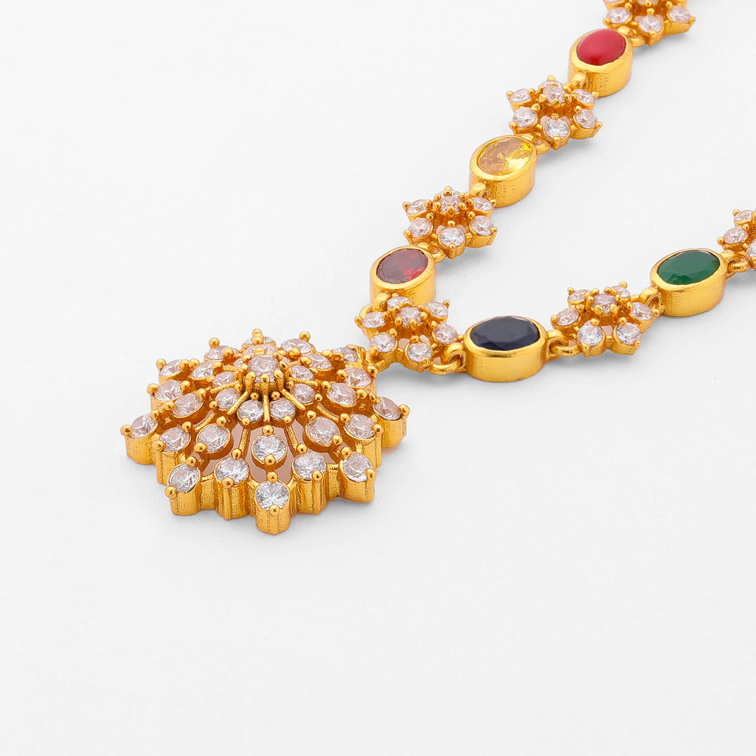 Colourful Floral Necklace