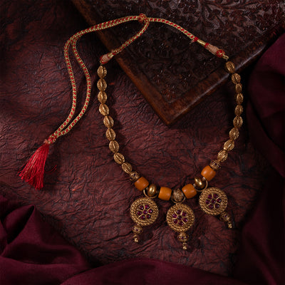 Sangeet Pushpa Short Necklace
