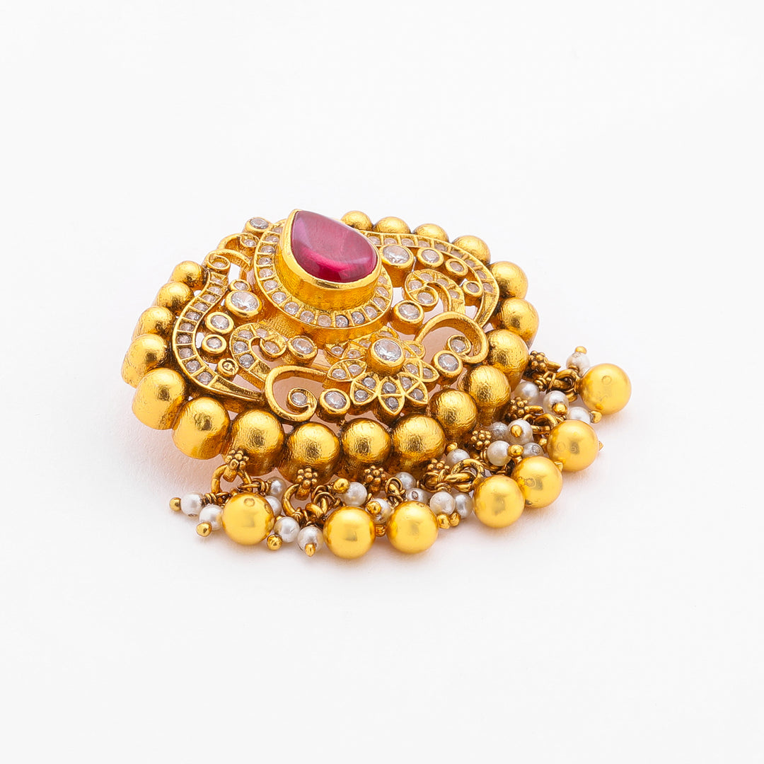 Ruby Oval Shaped Pendant