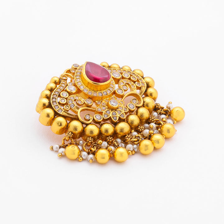 Ruby Oval Shaped Pendant