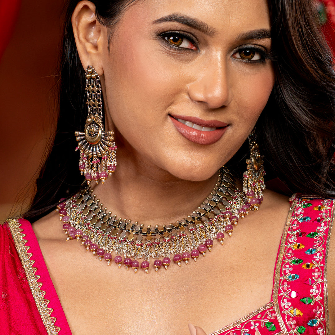 Gulabi Kantho Set