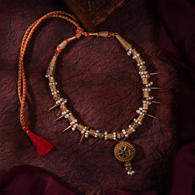 Sharvani Pushpam Short Necklace