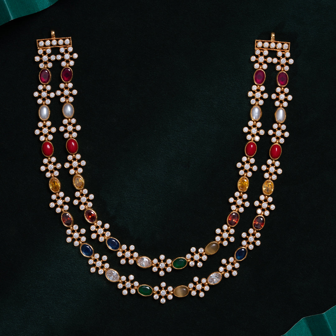Celestial Navaratna Short Necklace