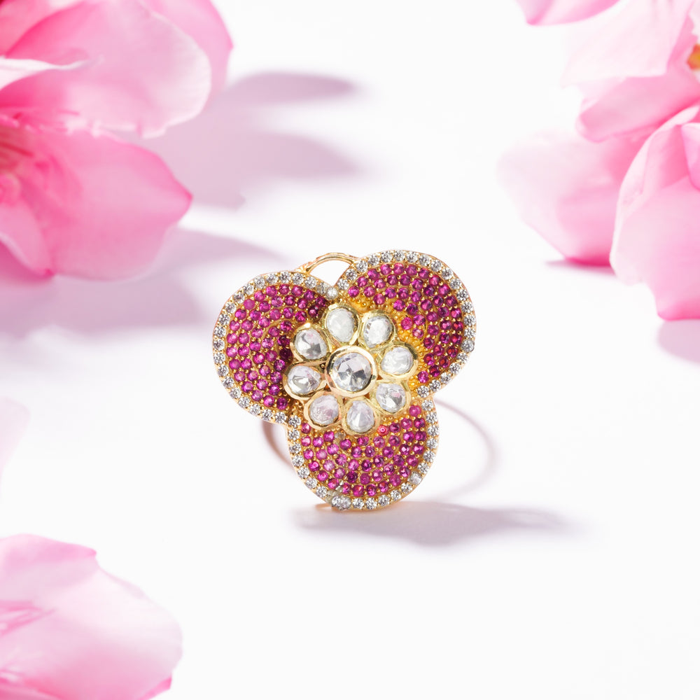 Blush Fleur Ring