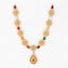 Navaratn Pear Necklace