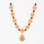 Floral Ruby Short Necklace