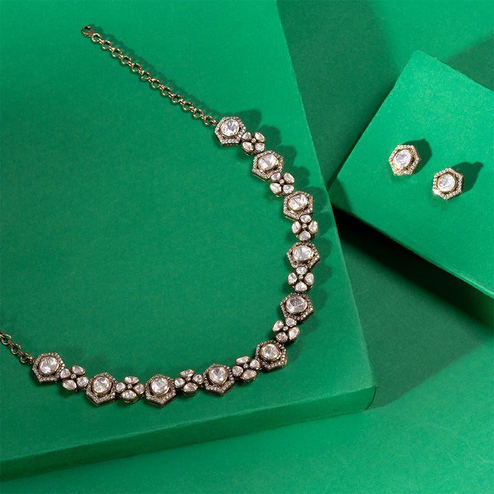 Dahlia Drizzle Necklace Set