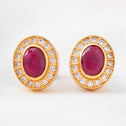 Ruby Snippets Stud Earrings