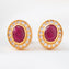 Ruby Snippets Stud Earrings