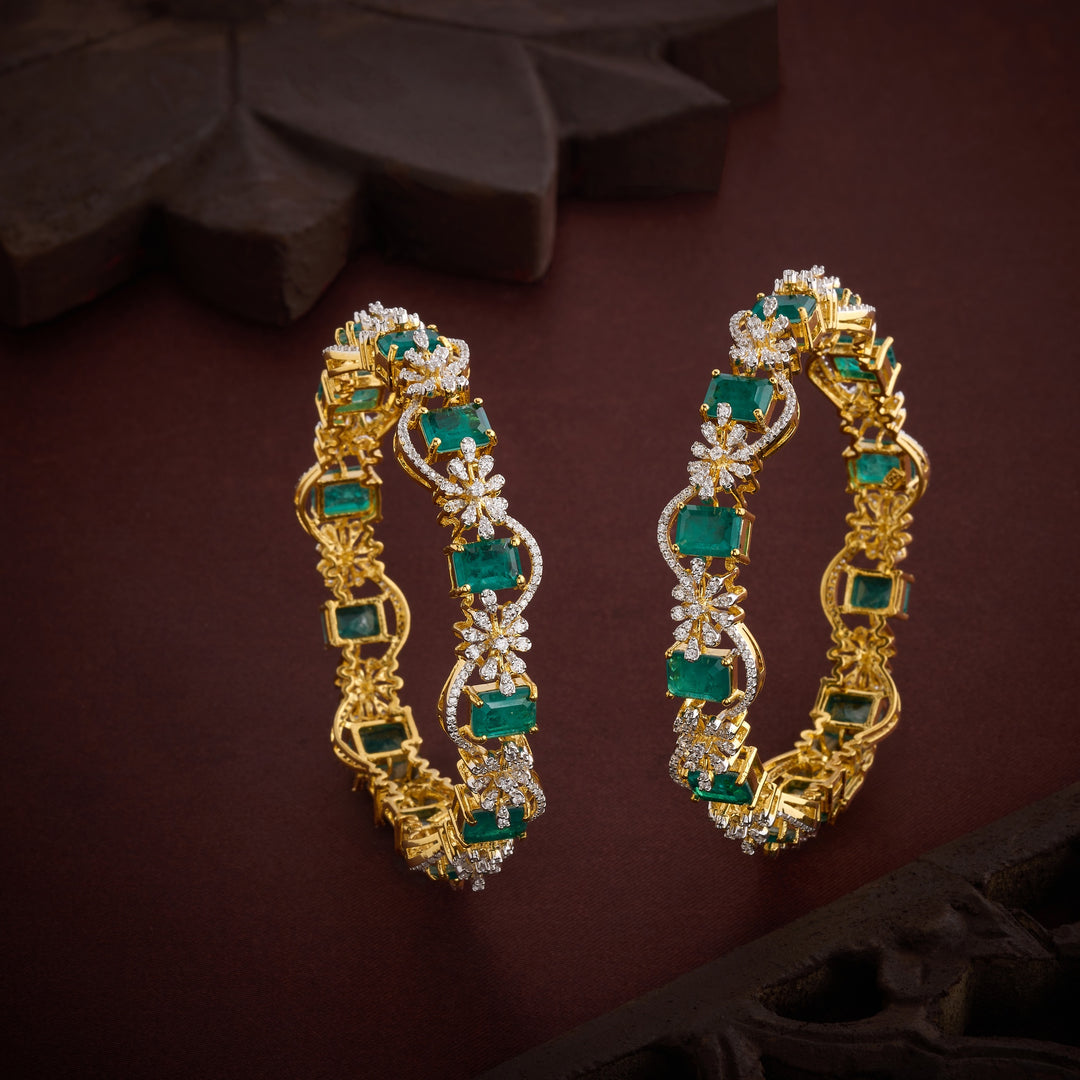 Recta-Flora CZ Bangles