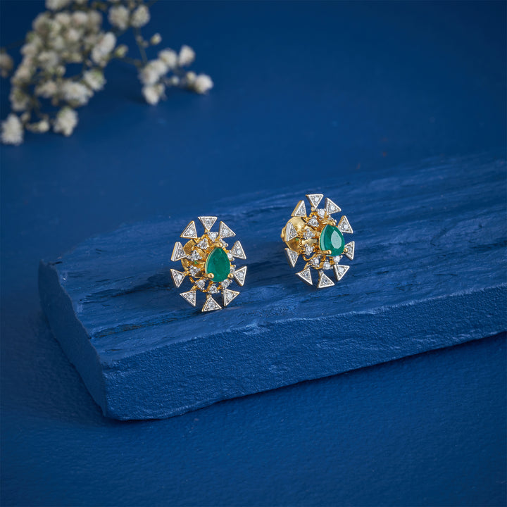 Emerald Asteris Studs