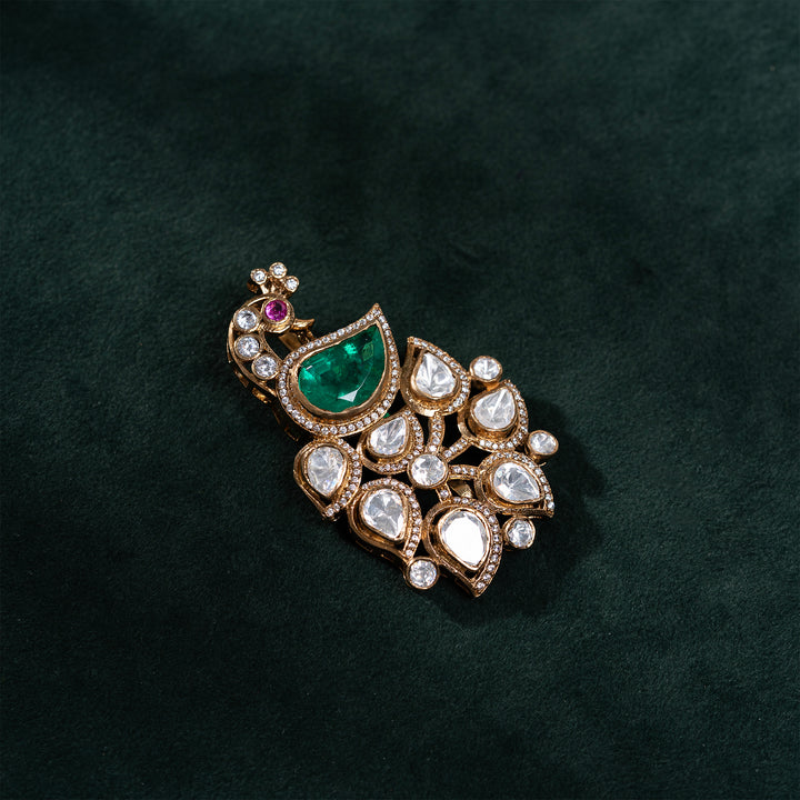 Twilight Peacock Tail Pendant