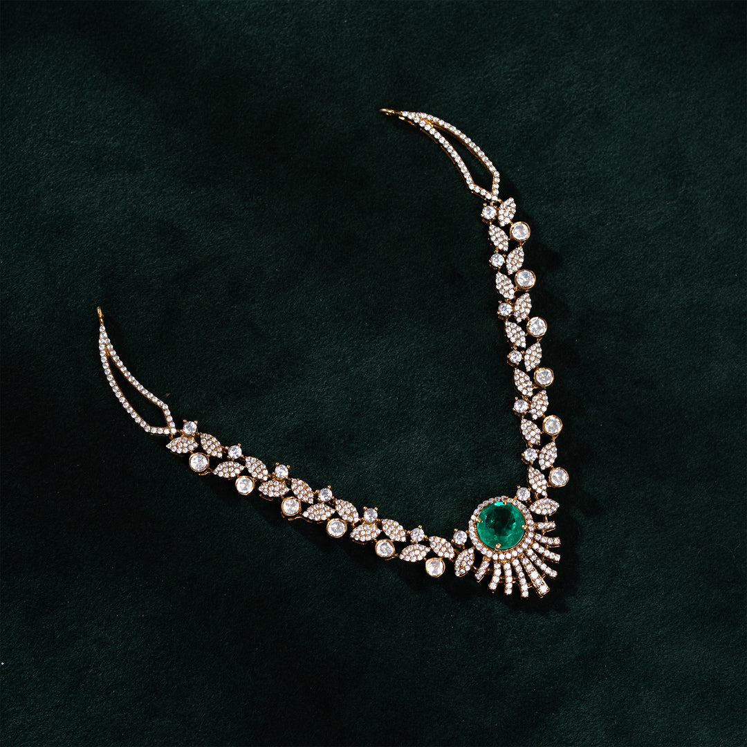 Baroque Orchid Short Necklace