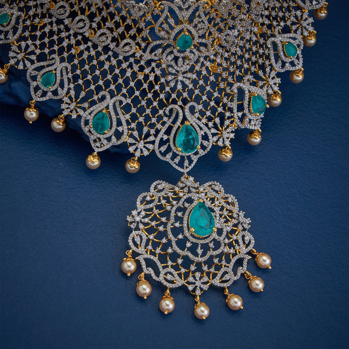 The Glitz Lotus Choker Set