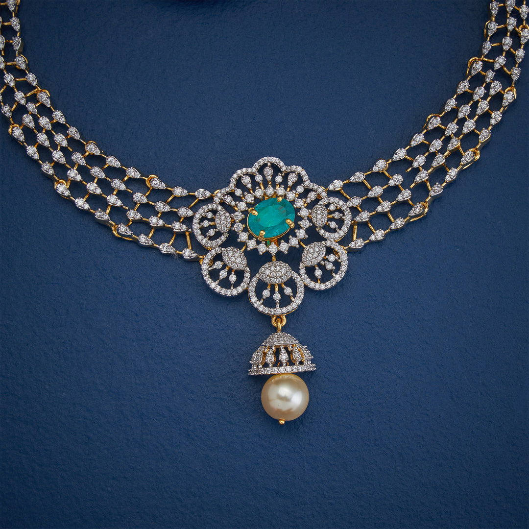 Blossura CZ Necklace Set