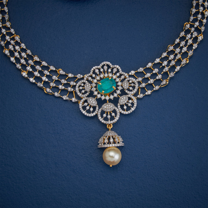 Blossura CZ Necklace Set
