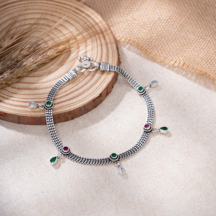Oxidized Ratna Payal