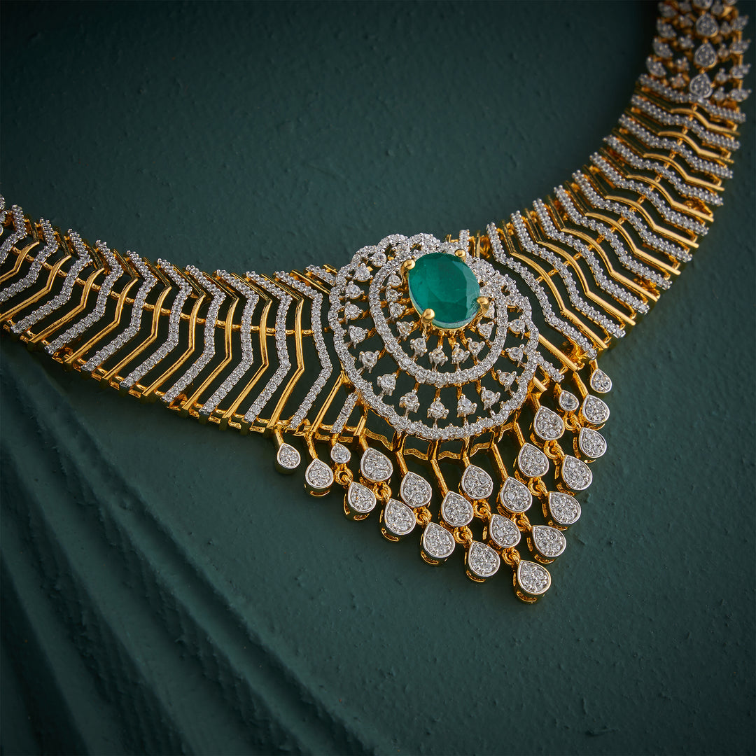 Emerald Enigma Necklace Set