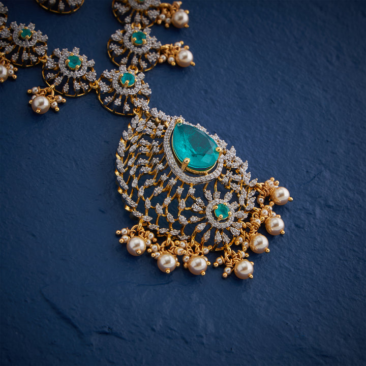 Triple Row Dazzle Necklace Set