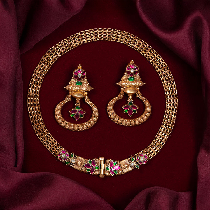 Ashoka Pankhuri Necklace Set