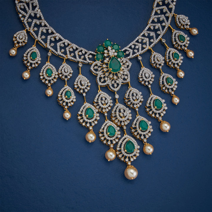 Floramira CZ Necklace Set