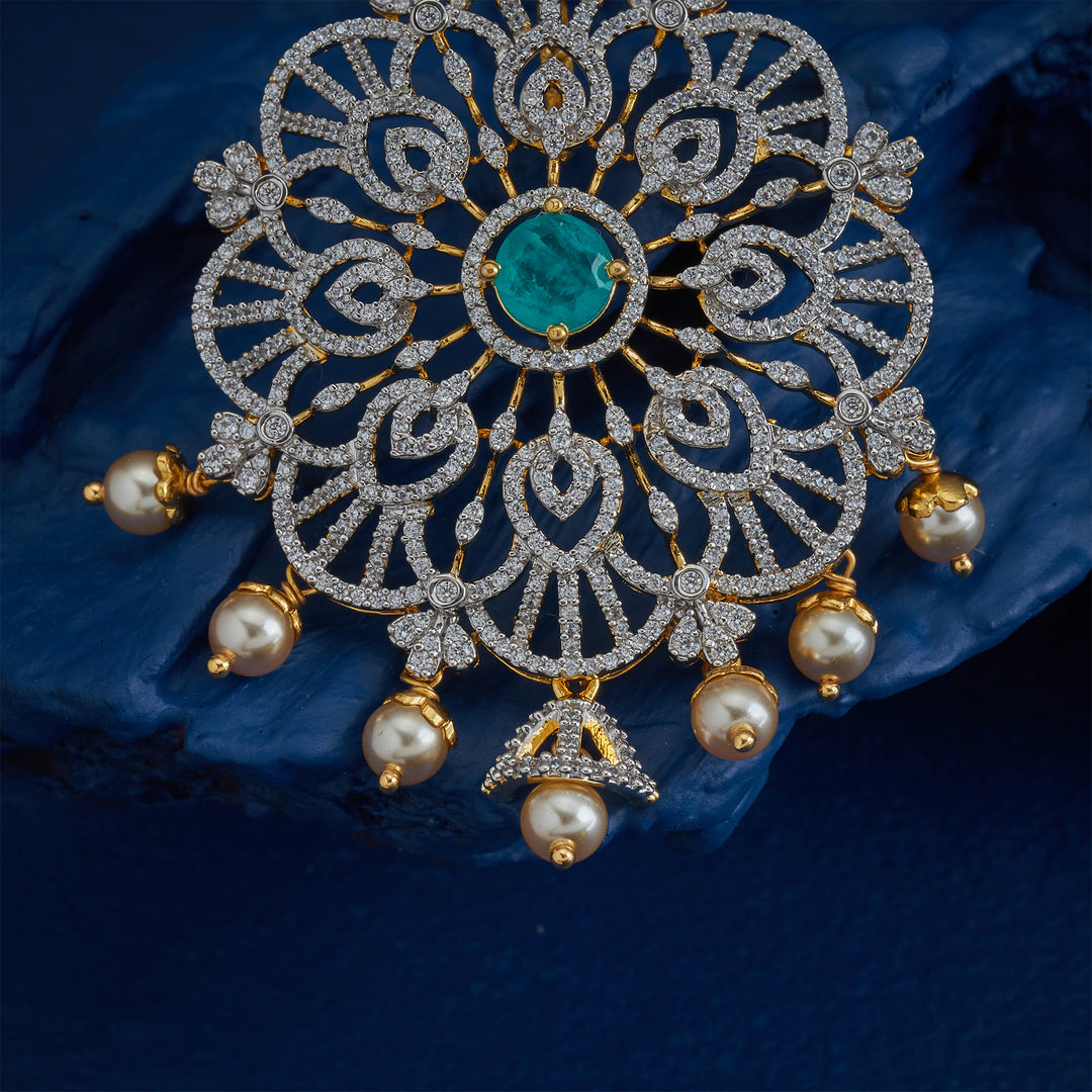Glitter Flora Pendant