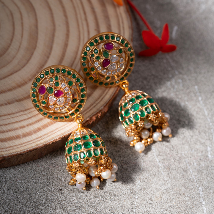 Kundan Kalakriti Jhumki
