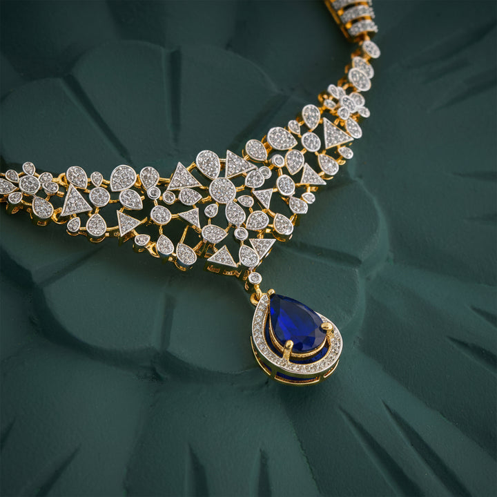 Tearion CZ Necklace Set