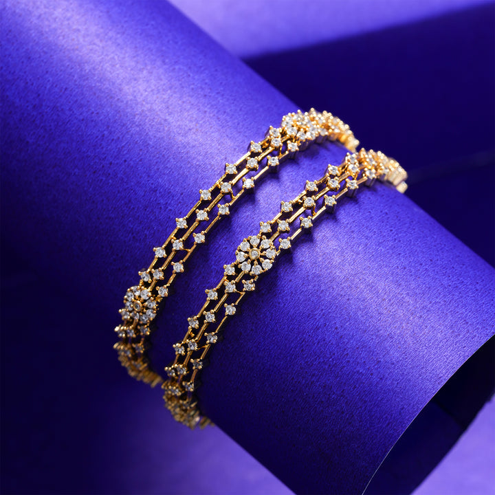 Trikona Blooms Bangle