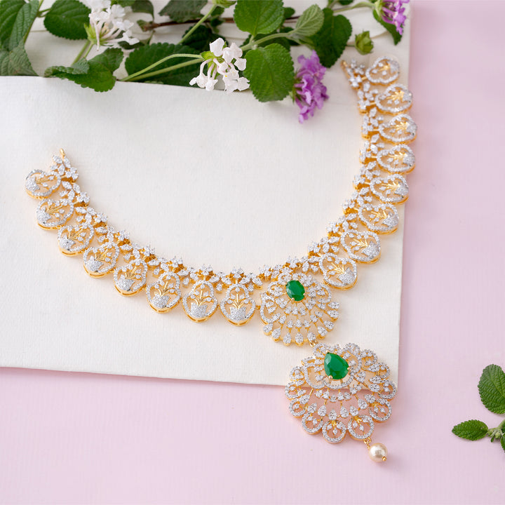 Crystal Ivy Necklace Set