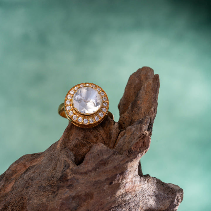 Moissan Prisma  Ring