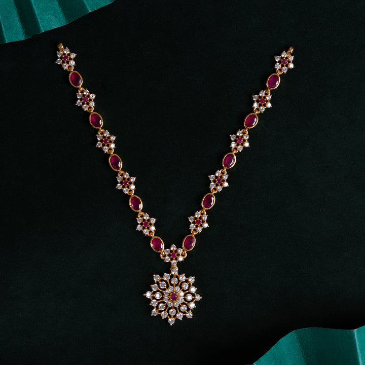 Red Stoned Necklace