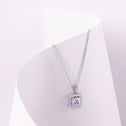 Blush Block Chain Pendant