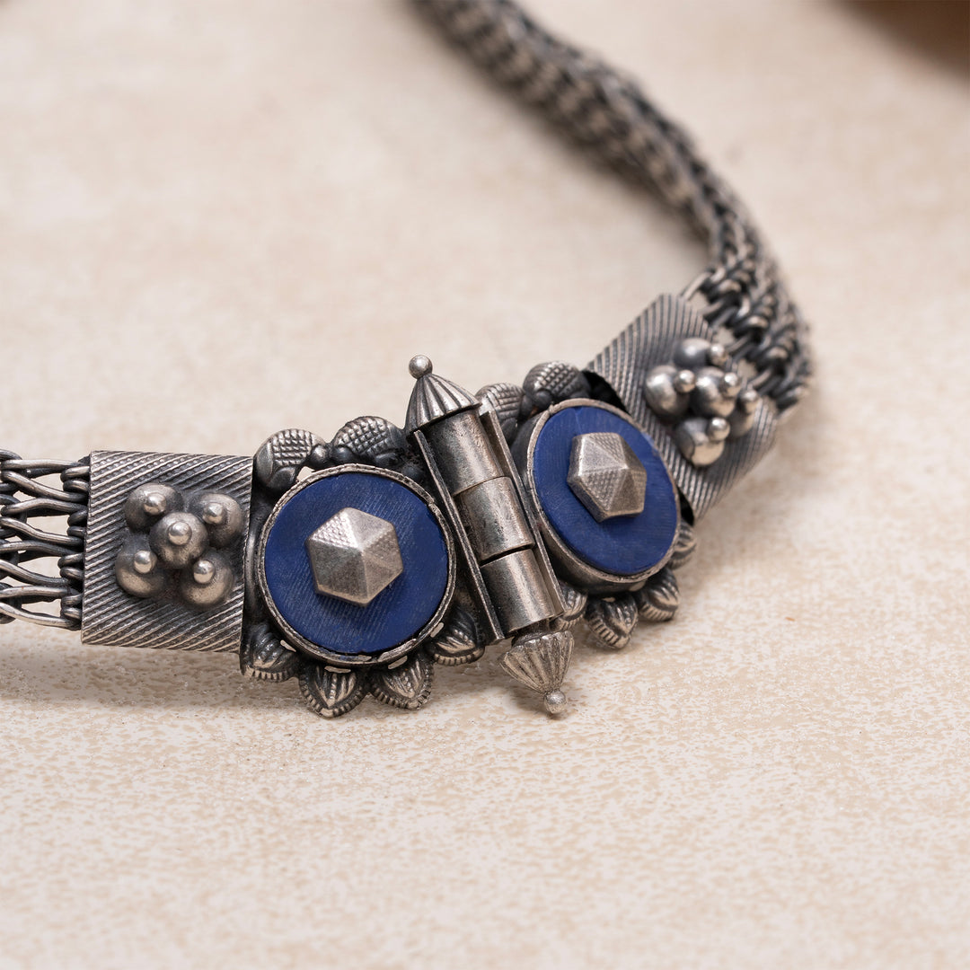 Sudarshani Silver Necklace Set