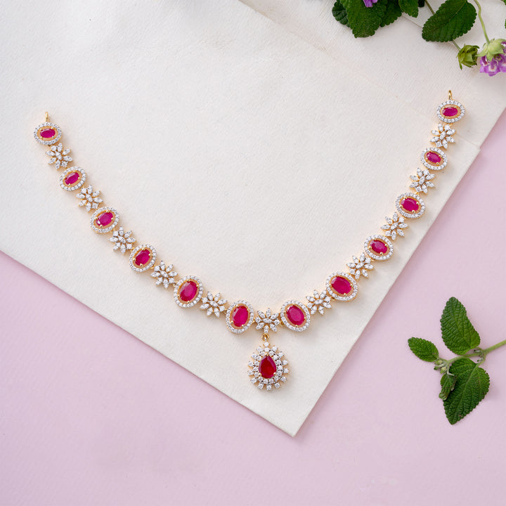 Rubyra Curve Necklace Set
