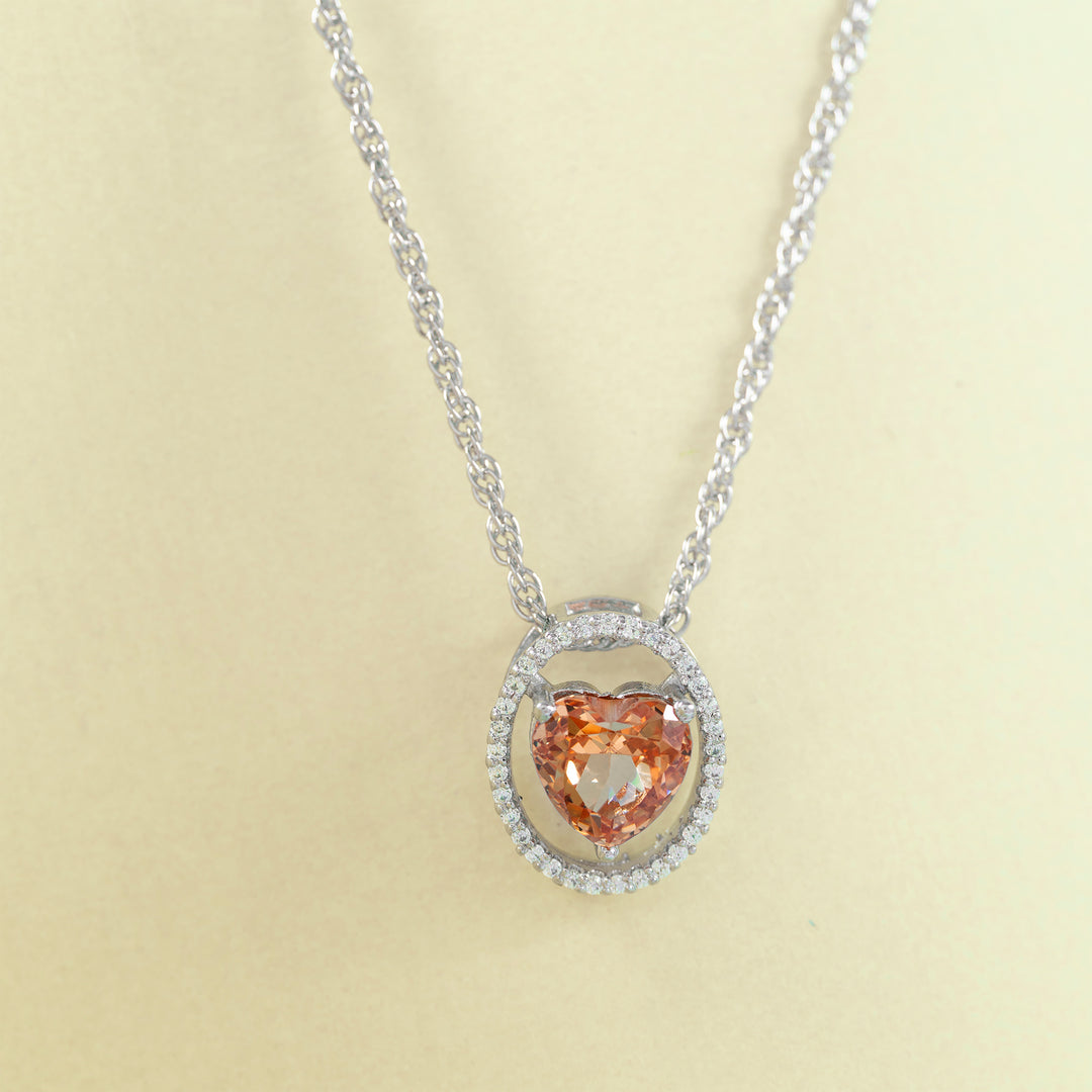 Honeyed Heart Chain Pendant