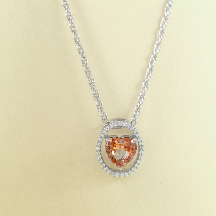 Honeyed Heart Chain Pendant