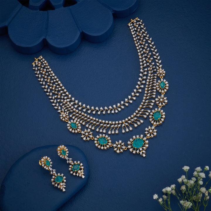 Triple Halo Shine Necklace Set