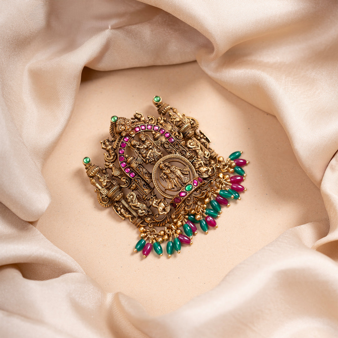 Raga of Radha-Krishna Pendant