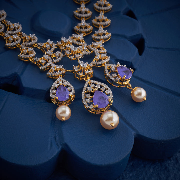 Grape Blossom Drapes Necklace Set