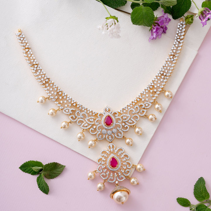 Roselle Glow Necklace Set