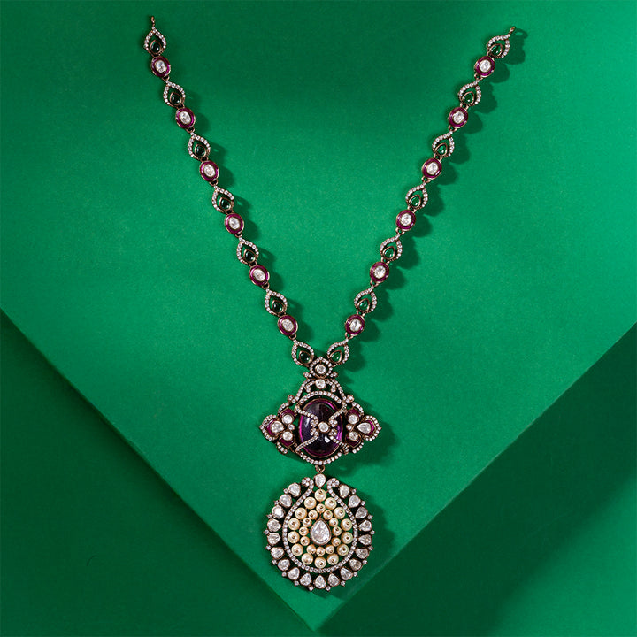 Rosaline Crown Necklace Set