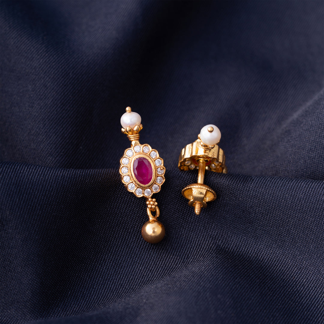 Ruby Drape Studs