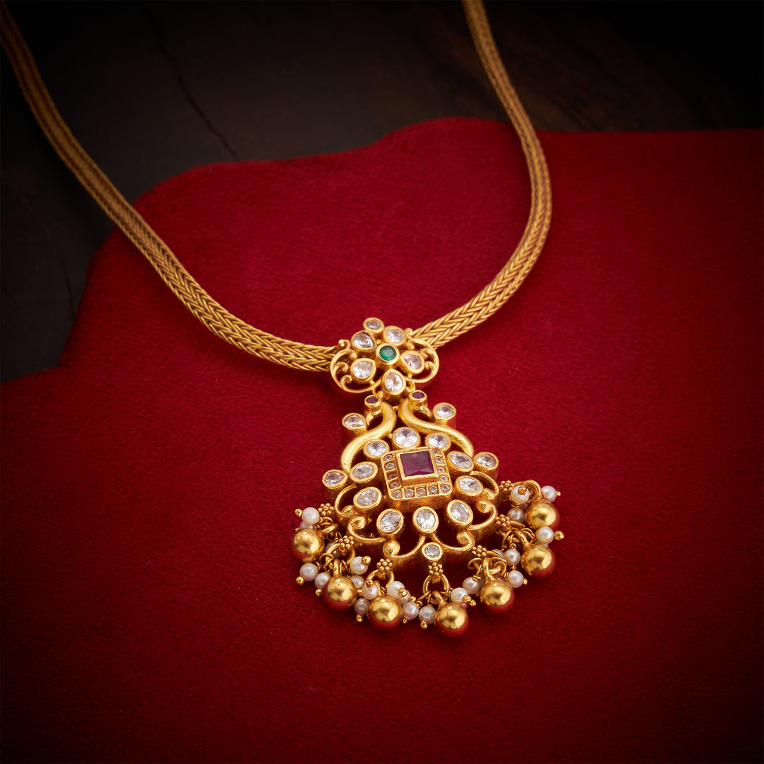 Navamani Emerald Short Necklace