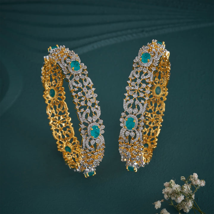 Spark Green Bliss Bangles
