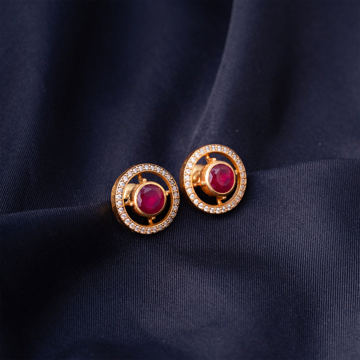 Red Aura Studs