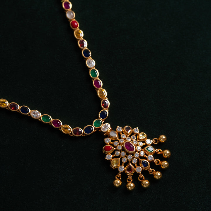 Navamani Nidhi Short Necklace