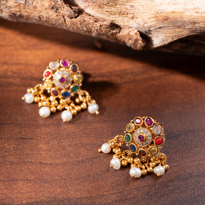 Nine-Petal Spark Studs